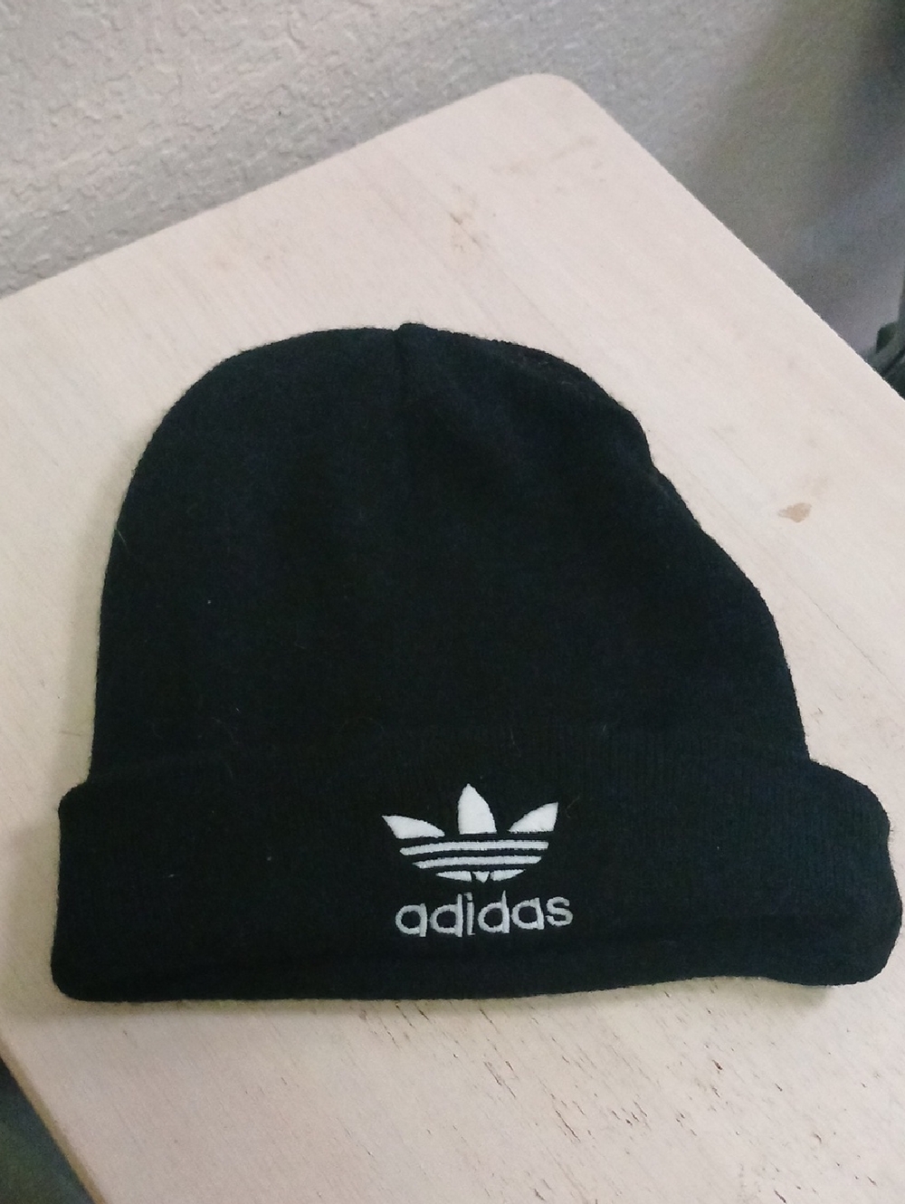 Adidas Black Trefoil Winter Beanie